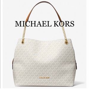 Michael Kors gold chain shoulder bag